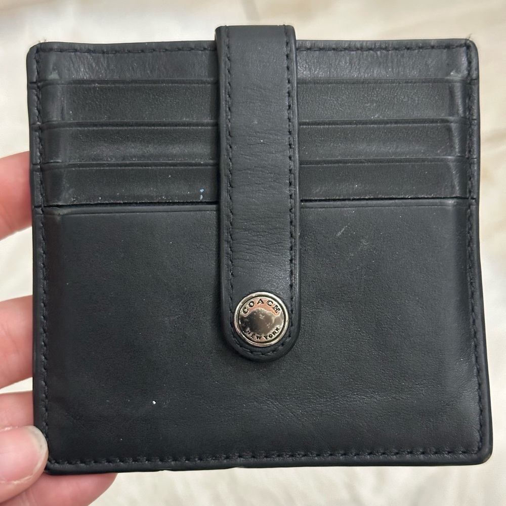 Coach Leather Card Holder